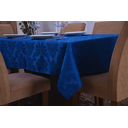 Ver imagem 3 de toalha de mesa retangular 8 lugares jacquard 1,35x2,60:azul royal