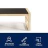 Conjunto Mesa de Centro e Mesa Lateral Madeira Maciça Guará CabeCasa MadeiraOriginals - 6