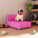 Ver imagem 2 de Cama Box Pet Para Cachorro E Gato 64X45X39:Pink