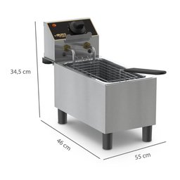 Fritadeira de Mesa 1 Cuba de 15cm e 3 Litros 220v - 3