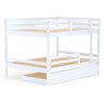 Treliche Slim Casal/Casal com Grade Madeira Macica Branco Megamobilia CS282427-01 - 1