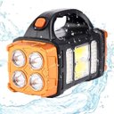 Ver imagem 5 de Lanterna Led Recarregável Holofote Usb Energia Solar