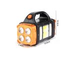 Ver imagem 3 de Lanterna Led Recarregável Holofote Usb Energia Solar