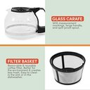 Ver imagem 6 de Elite Gourmet Ehc-5055 Café Maker Automático 5 Cup Preto