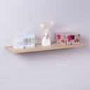 Ver imagem 3 de Kit com 3 Prateleiras 40 X 20cm Suporte Invisivel - Cor Carvalho Treviso (madeira Clara)