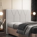 Ver imagem 1 de Cabeceira Cama Box Casal 140 cm Aurora W01 Linho Champagne - Lyam Decor