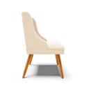 Ver imagem 6 de Cadeira Sala de Jantar Pé Palito Castanho Liz Bouclê D03 - D'rossi