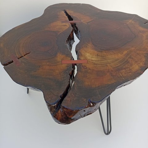 Mesa de Centro Rústica Jacarandá