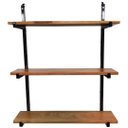 Ver imagem 5 de Estante para Casa com 3 Prateleiras de Madeira 70cm