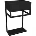 Ver imagem 1 de Gabinete Banheiro Ferro Los Angeles 40x30cm Preto Fosco