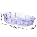 Ver imagem 5 de Saladeira Petisqueira em Acrílico Alto Brilho Com Divisória