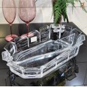 Ver imagem 3 de Saladeira Petisqueira em Acrílico Alto Brilho Com Divisória