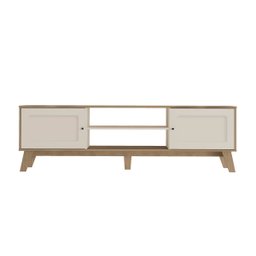 Rack para Tv até 75 Polegadas Charlotte 2 Portas Carvalho/off White - Artely Móveis - 6