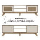 Ver imagem 4 de Rack para Tv até 75 Polegadas Charlotte 2 Portas Carvalho/off White - Artely Móveis