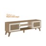 Rack para Tv até 75 Polegadas Charlotte 2 Portas Carvalho/off White - Artely Móveis - 5