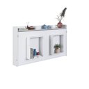 Ver imagem 3 de Cama de Solteiro Articulável Horizontal Branca Hanover Mdp Dobrável Decoração Art In Móveis