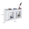 Cama de Solteiro Articulável Horizontal Branca Hanover Mdp Dobrável Decoração Art In Móveis - 6