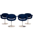 Ver imagem 2 de Cadeira Tulipa Azul Linn Design Decor