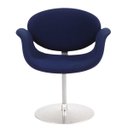 Ver imagem 1 de Cadeira Tulipa Azul Linn Design Decor