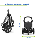 Ver imagem 7 de Carrinho Bebe Passeio Travel System Dobrável Reclinável Ajustavel Seguro Infantil Litet Baby