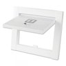 Visor Luz Energia Linear Hat Branco Fosco Top Design - 4
