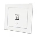 Ver imagem 1 de Visor Luz Energia Linear Hat Branco Fosco Top Design