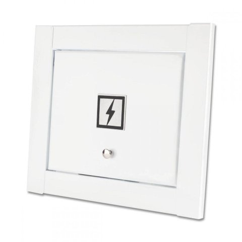 Visor Luz Energia Linear Hat Branco Fosco Top Design