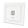 Visor Luz Energia Linear Hat Branco Fosco Top Design - 1