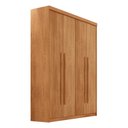 Ver imagem 2 de Guarda-Roupa Solteiro 100% MDF com 4 Portas e 2 Gavetas Multimóveis CR35517 Madeirado