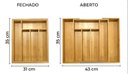 Ver imagem 2 de Organizador Talheres Gaveta - Bambu