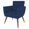 Kit 4 Poltronas Nina com Capitone - Azul Marinho - 4