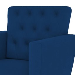 Kit 4 Poltronas Nina com Capitone - Azul Marinho - 3