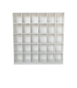 Ver imagem 3 de Armário Colmeia Expositor Multiuso Nicho Closet Lojas Roupas 30 Nichos Branco