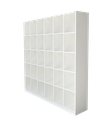 Ver imagem 2 de Armário Colmeia Expositor Multiuso Nicho Closet Lojas Roupas 30 Nichos Branco