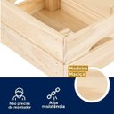 Ver imagem 7 de Conjunto 2 Caixas Organizadoras Pequenas Madeira Pinus Pequi CabeCasa MadeiraOriginals