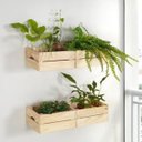 Ver imagem 3 de Conjunto 2 Caixas Organizadoras Pequenas Madeira Pinus Pequi CabeCasa MadeiraOriginals