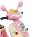 Ver imagem 4 de Moto Elétrica Lambreta 6v Rosa Bel