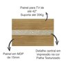 Rack E Painel Para Tv 42 Polegadas PA2913xR1480 Natural Palha Tecno Mobili - 5
