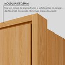 Ver mais imagens de Guarda Roupa Casal Lizz 6 Portas de Bater MDF Hannover Casa D Móveis