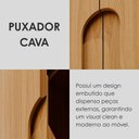 Ver imagem 6 de Guarda Roupa Casal Lizz 6 Portas de Bater MDF Hannover Casa D Móveis