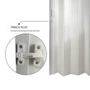 Ver imagem 5 de Porta Sanfonada de PVC 210cm x 96cm Plastporta Bcf Branco