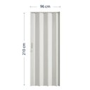 Ver imagem 4 de Porta Sanfonada de PVC 210cm x 96cm Plastporta Bcf Branco