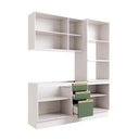 Ver imagem 3 de Cozinha Compacta Celeste Kappesberg 100% Mdf Branco/verde 190cm