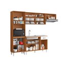 Ver imagem 4 de Cozinha Compacta Aurora com Balcão 120cm com Pia e Cuba Ghelplus Cinamomo Branco Aramóveis