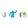 Conjunto de Figura de Ação Disney Pixar Monstros S.a.4 Figuras Mattel - 1