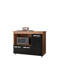 Ver imagem 1 de Balcão para Cooktop Ana 3 Portas Cor Savana Preto Moblis