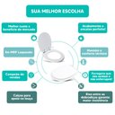 Ver imagem 4 de Tampa Vaso Sanitário Madeira Laqueada Loren One Branco para Bacia Lorenzetti