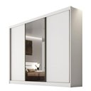 Ver imagem 2 de Guarda Roupa Casal - Logan - Branco - Novo Horizonte