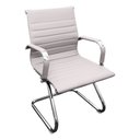 Ver imagem 2 de Kit 2 Cadeiras Presidente Esteirinha Baixa com Base Fixa