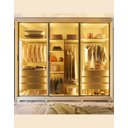 Ver imagem 3 de Guarda Roupa Reflecta 3 Portas Correr com Pés e Led Matt Cor:off White